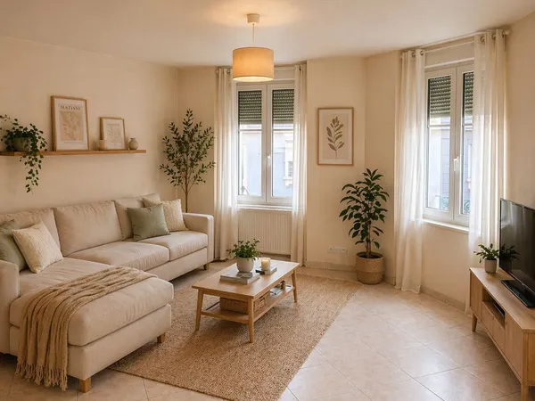 Appartement F3 — 65 m² — Mulhouse Fonderie — à rafraîchir