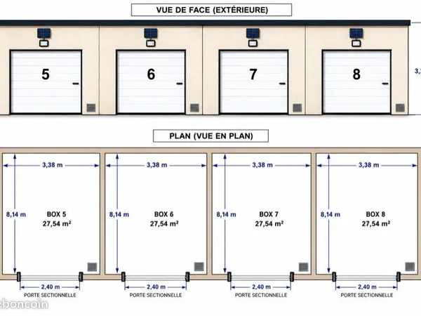 📦 location de box neufs - saint-marcel