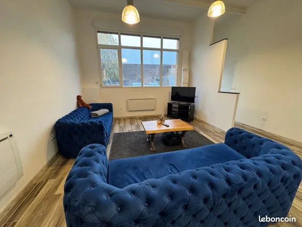 Loft T3 meublé de 70 m² en triplex - Tourcoing Brunpain