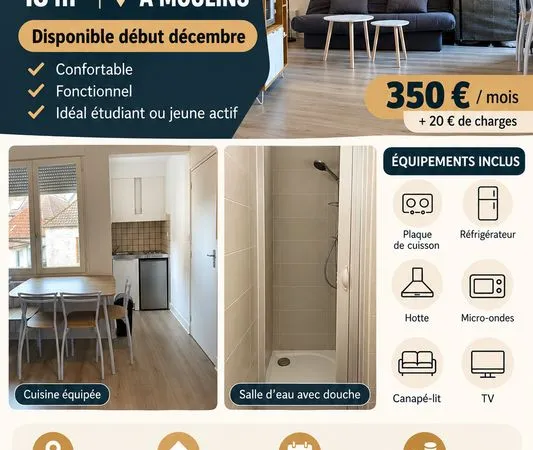 Studio à louer