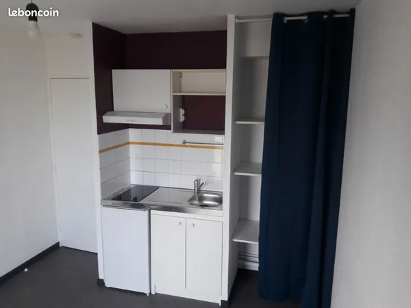 Studio 16m² avec parking Tours sud