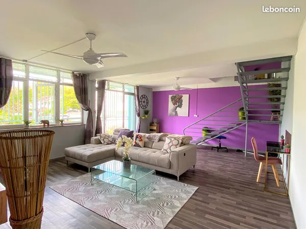 Cluny - Appartement 4 pièces 105 m² en duplex, meublé et loué