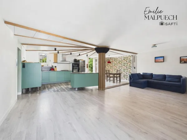 Maison familiale 4 chambres avec jardin et grand garage