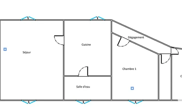 Maison 3 pièces 70 m²