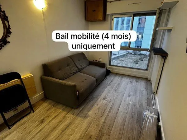 Studette à louer en face de Gare Montparnasse Bail mobilité uniquement (4mois)