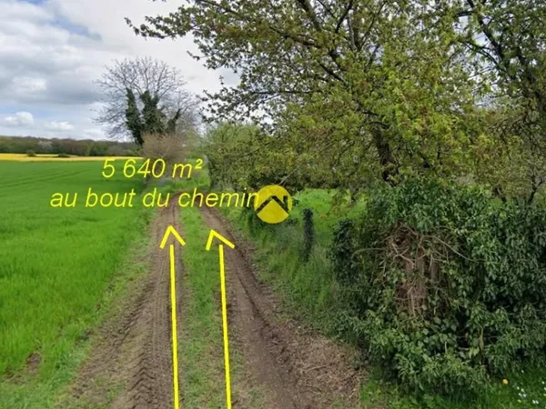 Terrain 5 640 m² Sancoins