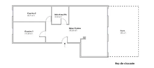 Maison 3 pièces 86 m²