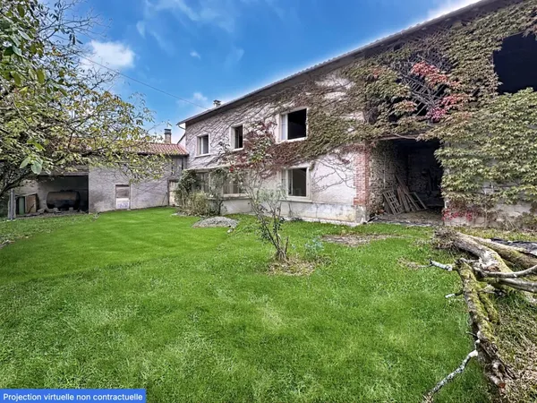 Maison de caractère, jardin, grange