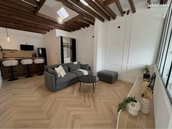 Maison meublée de 50 m² avec garage de 50 m² - Tourcoing