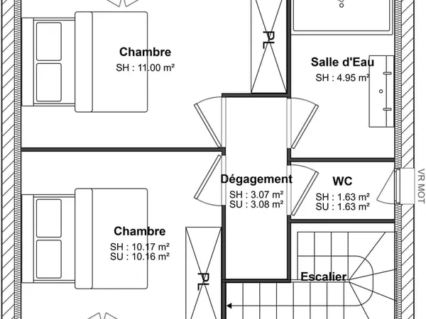 A Claira, Villa T4 en 3 Faces sur une parcelle de 406m²