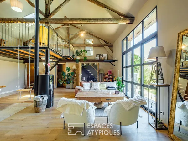 Loft de prestige avec piscine au coeur de la vallée de l'Auxances