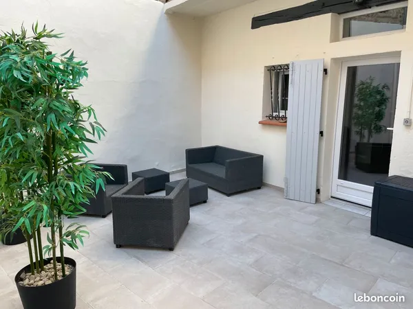 🎓 t3 meublé 60m² avec cour privative - centre-ville d'agen - à 5 min des campus