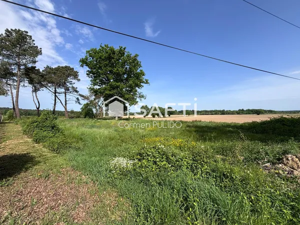 Terrain constructible de 3 852 m2