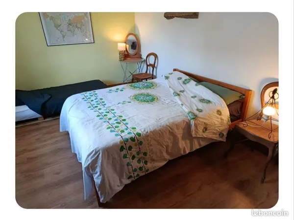 Chambre de 20m2 avec grand placard dans maison individuelle 🏡