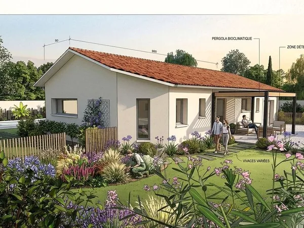 Projet de construction d'une maison 134 m² avec terrain à PERREX (01)
