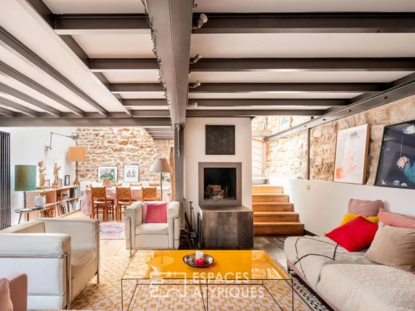 Loft dans une ancienne fabrique de faïence proche du canal St Martin