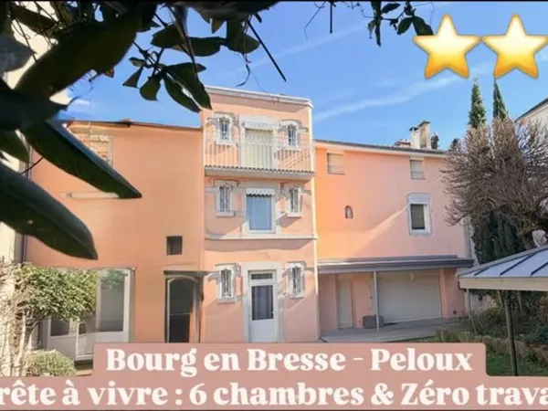 6 chambres & 0 travaux - Bourg-en-Bresse
