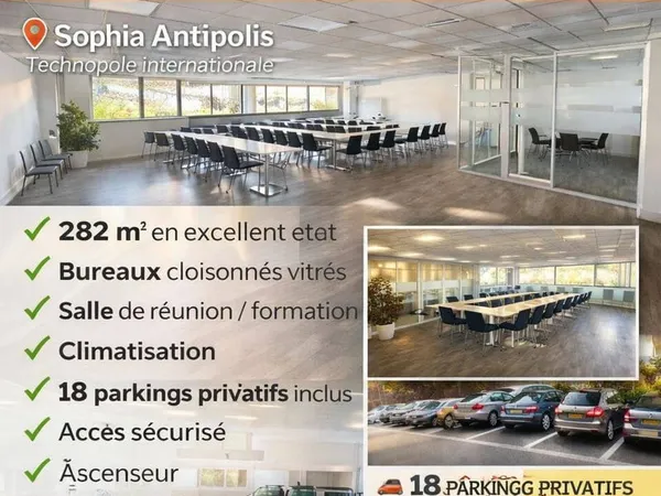 Bureaux 282 m²