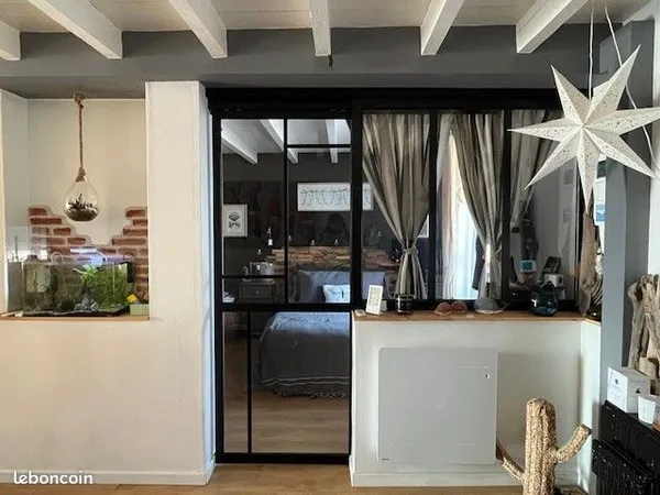 Appartement T3/4 duplex climatisé traversant - minimes