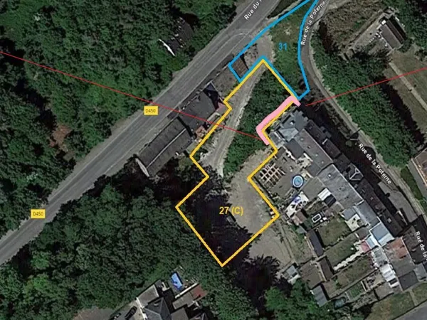 Vends terrain non constructible 1125m² Ribemont centre