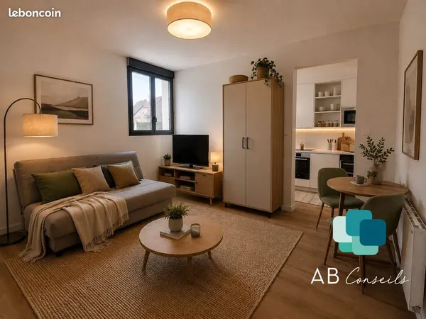 Studio 1 pièce 22 m²
