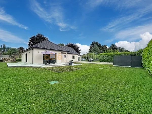 Maison contemporaine de plain pied