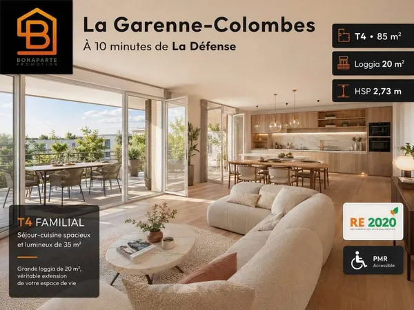 Appartement 4 pièces 85 m²