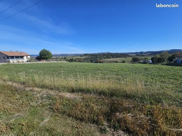 Terrain 1000 m² Beauzac