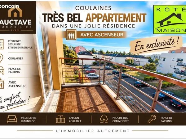 Appartement 2 pièces 42 m²