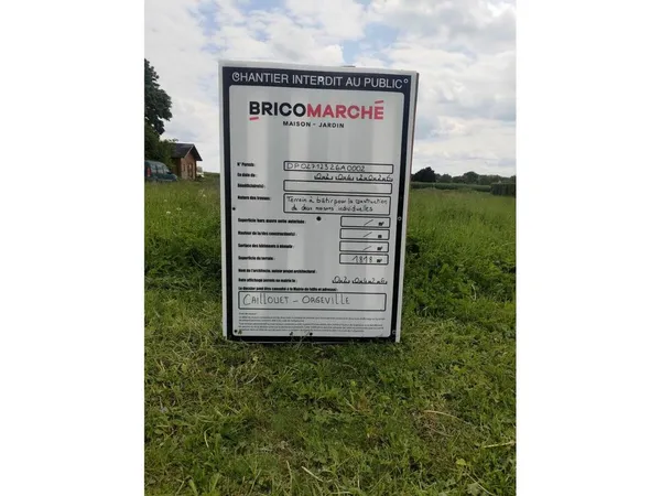 Terrain à bâtir Vente Caillouet-Orgeville  1818m² 110000€