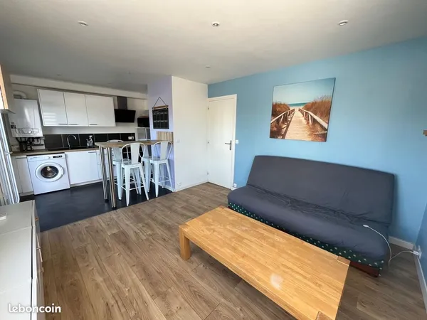 T2 lumineux avec grande terrasse privative - Parking privé - Ploemeur