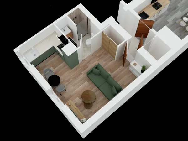 Vends studio - 24m²