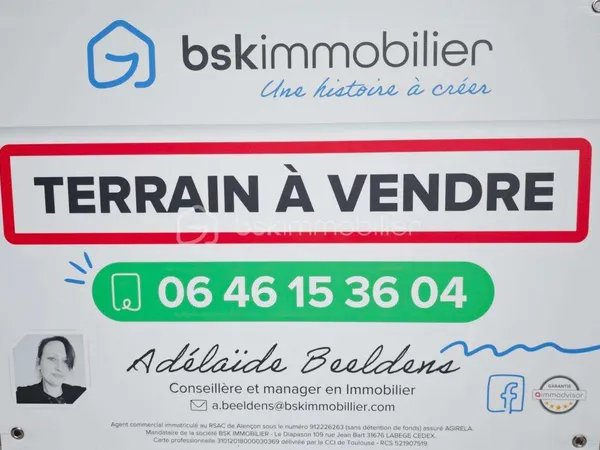 Terrain 500 m²