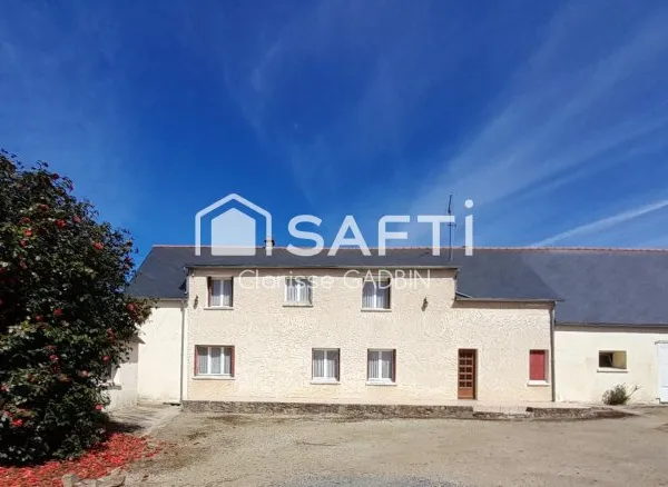 Longère en campagne avec 5 chambres, dépendances et terrain ( 5000 m² minimum) - Possibilité d'avoir