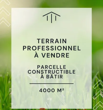 Terrain commercial 4000 m²