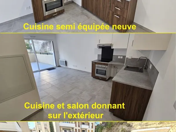 Neuf - bel appartement t2 de 38 m2 et sa terrasse de 25 m2 dans le 5eme arrondissement
