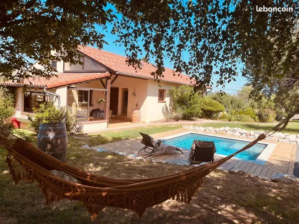 🌿 Maison de caractère - 127 m² aménagés - piscine - terrain 4 000 m²