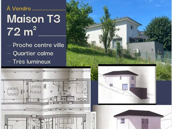 Maison 4 pièces 72 m²