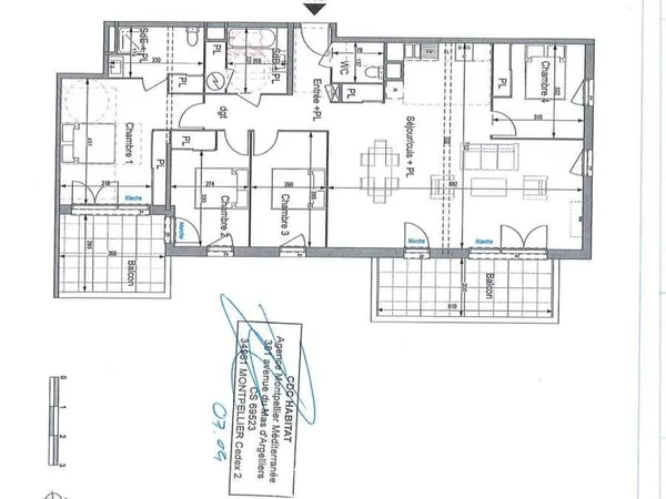 Appartement 5 pièces 118 m²