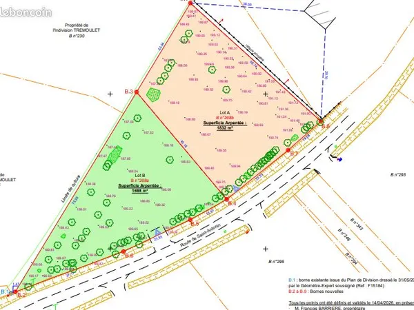 Terrain a vendre