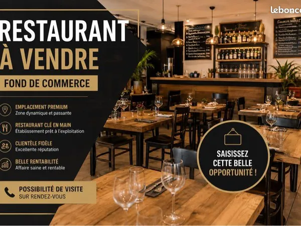 Restaurant à vendre