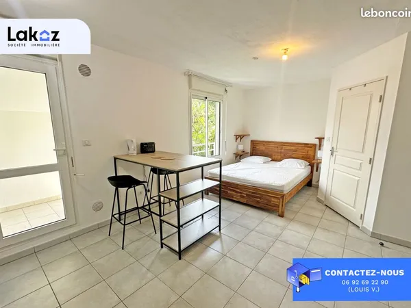 Studio 1 pièce 22 m²