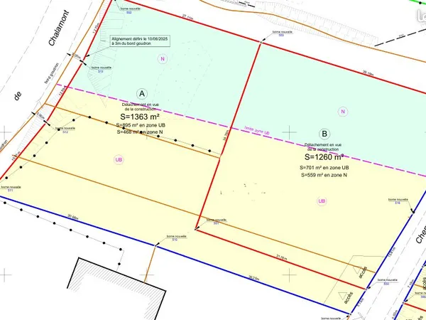 Vente de 2 terrains constructibles - Voie du Tram - Châtillon-la-Palud (01320)