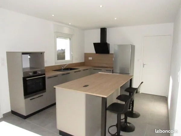 Maison 3ch cuis amenag 96 m2 garage