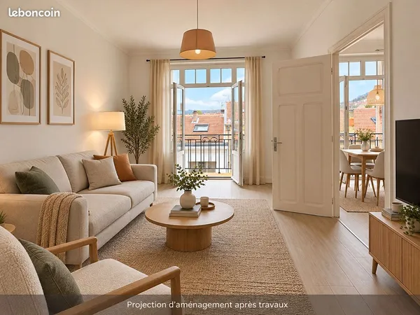 Appartement 3 pièces 55 m²