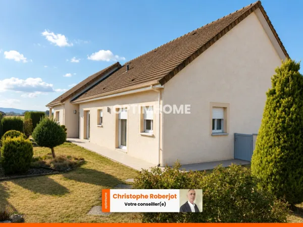Maison de 142m2 de plain pied avec 3 chambres dans quartier résidentiel de CHATENOY LE ROYAL