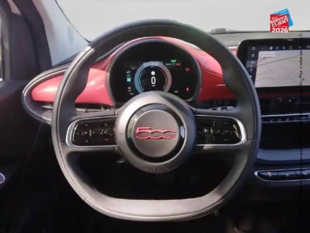 Fiat 500 e 95ch (red) — photo 42