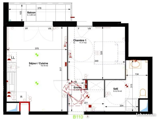 À VENDRE - Charmant 2 pièces de 43,53 m² à Choisy-le-Roi