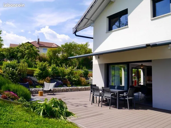 Maison contemporaine récente - maison livrée en 2023