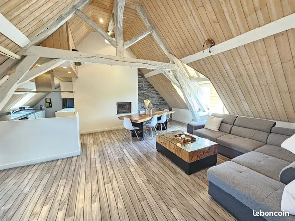 Appartement 64 m² - Centre-ville - Vue cathédrale - Cour + parking + dépendances